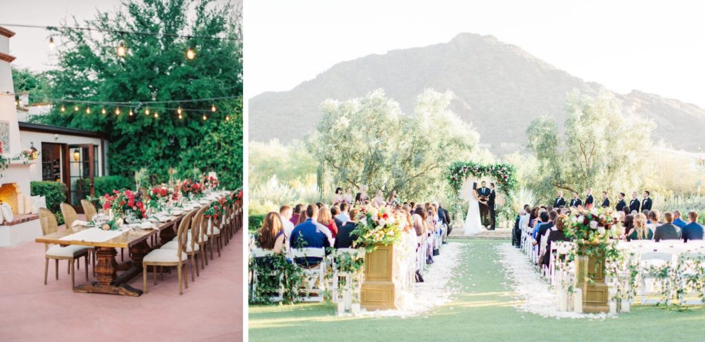 el chorro outdoor arizona wedding venue