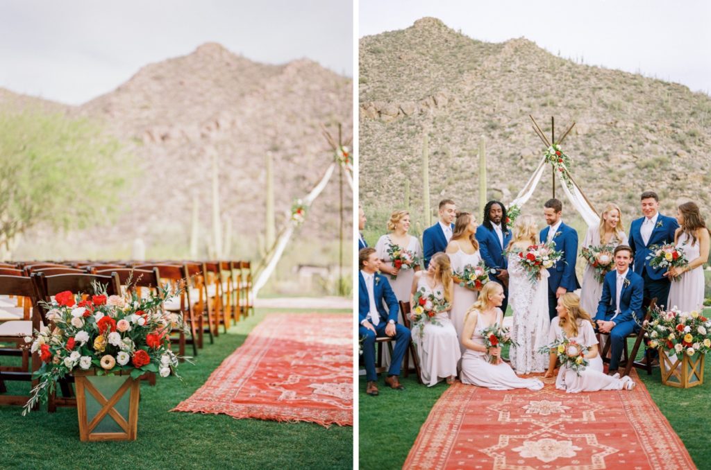 ritz carlton at dove mountain outdoor arizona wedding